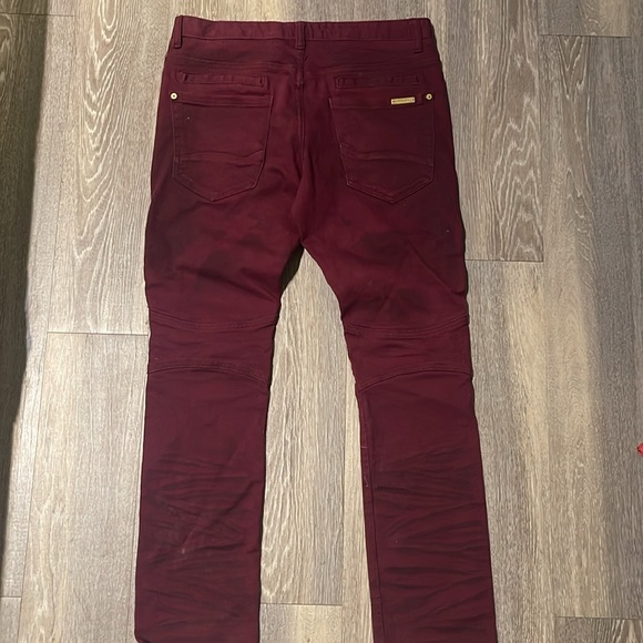 8ighth Dstrkt Distressed Moto Biker Jeans 32 x 32 - Picture 10 of 10